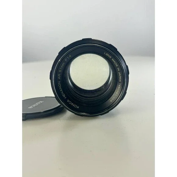 UNTESTED AS-IS Konica Hexanon AR 57mm f/1.4 Lens Konica AR Mount